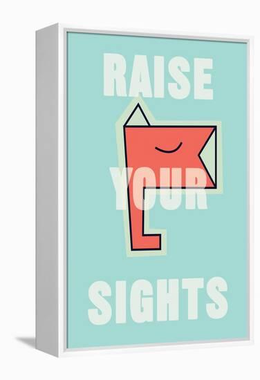 Annimo Raise Your Sights-null-Framed Stretched Canvas