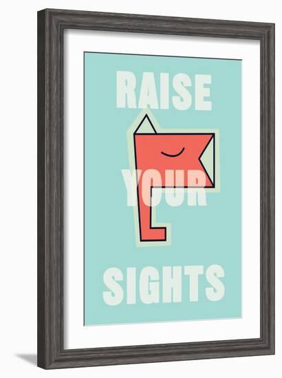 Annimo Raise Your Sights-null-Framed Art Print