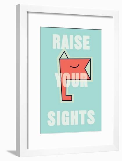 Annimo Raise Your Sights-null-Framed Art Print