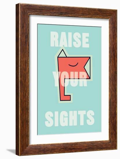 Annimo Raise Your Sights-null-Framed Art Print