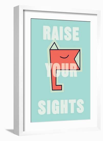 Annimo Raise Your Sights-null-Framed Art Print