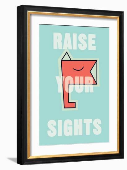 Annimo Raise Your Sights-null-Framed Art Print