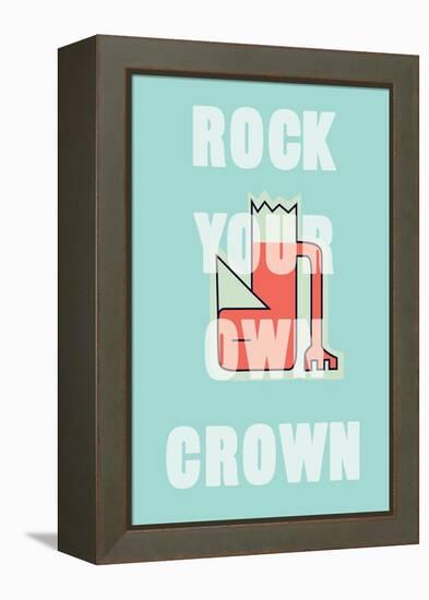 Annimo Rock Your Own Crown-null-Framed Stretched Canvas