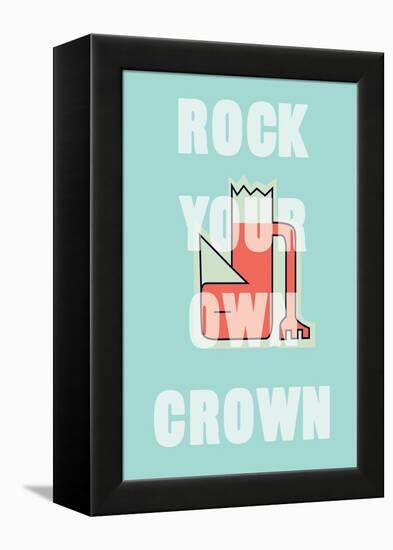 Annimo Rock Your Own Crown-null-Framed Stretched Canvas