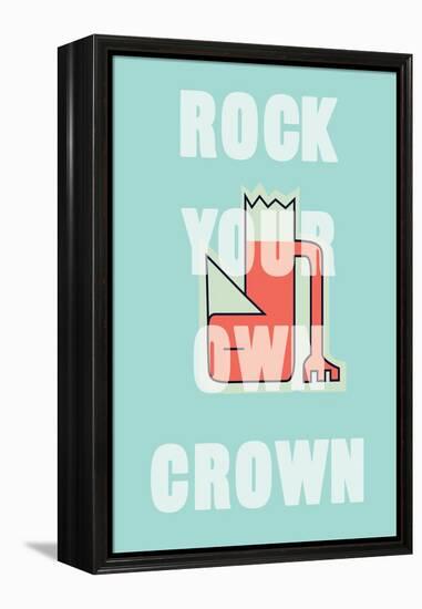 Annimo Rock Your Own Crown-null-Framed Stretched Canvas