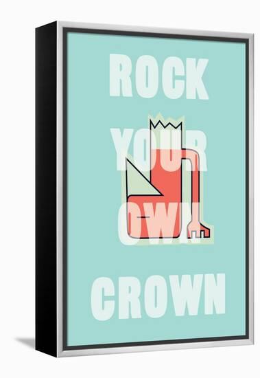 Annimo Rock Your Own Crown-null-Framed Stretched Canvas