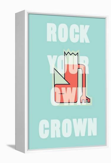 Annimo Rock Your Own Crown-null-Framed Stretched Canvas