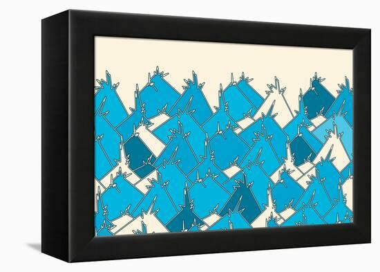 Annimo Way To The Sky-null-Framed Stretched Canvas