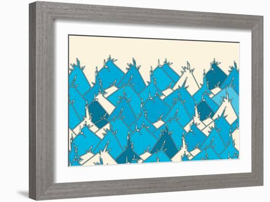 Annimo Way To The Sky-null-Framed Art Print