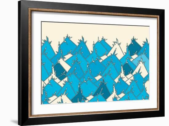 Annimo Way To The Sky-null-Framed Art Print