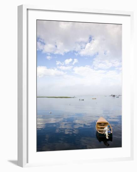 Annisquam Village Cape Ann Annisquam River and Fog, Gloucester, Massachusetts, USA-Walter Bibikow-Framed Photographic Print