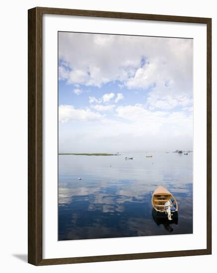 Annisquam Village Cape Ann Annisquam River and Fog, Gloucester, Massachusetts, USA-Walter Bibikow-Framed Photographic Print