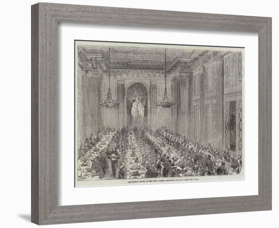 Anniversary Dinner of the Royal Masonic Institution for Boys-null-Framed Giclee Print