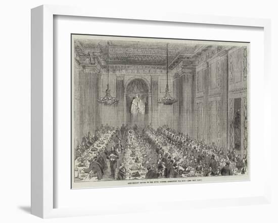 Anniversary Dinner of the Royal Masonic Institution for Boys-null-Framed Giclee Print