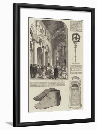 Anniversary Meeting of the Archaeological Institute-null-Framed Giclee Print