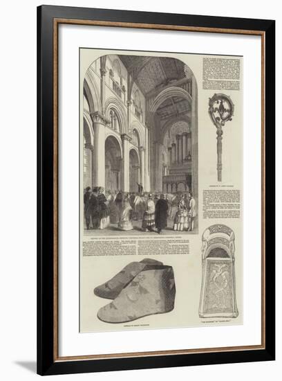 Anniversary Meeting of the Archaeological Institute-null-Framed Giclee Print