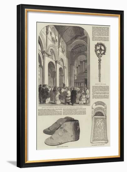 Anniversary Meeting of the Archaeological Institute-null-Framed Giclee Print