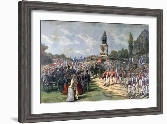 Anniversary of the Battle of Mars-La-Tour, 16 August 1870-Henri Meyer-Framed Giclee Print