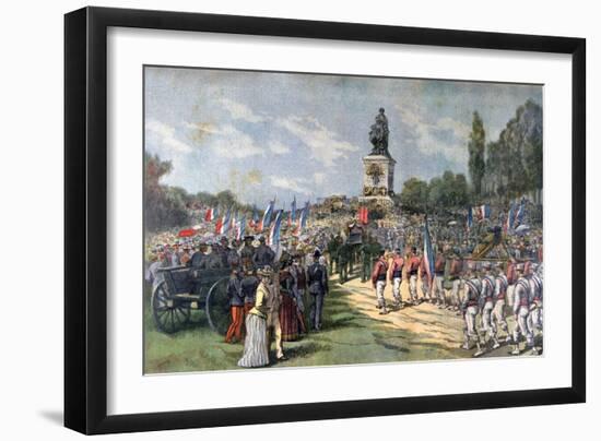 Anniversary of the Battle of Mars-La-Tour, 16 August 1870-Henri Meyer-Framed Giclee Print