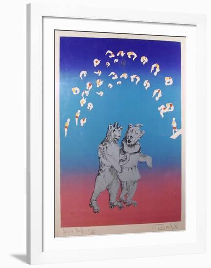Anniversary Waltz from the Circus Suite-Robert Mumford-Framed Serigraph