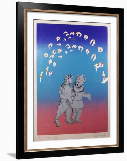 Anniversary Waltz from the Circus Suite-Robert Mumford-Framed Serigraph