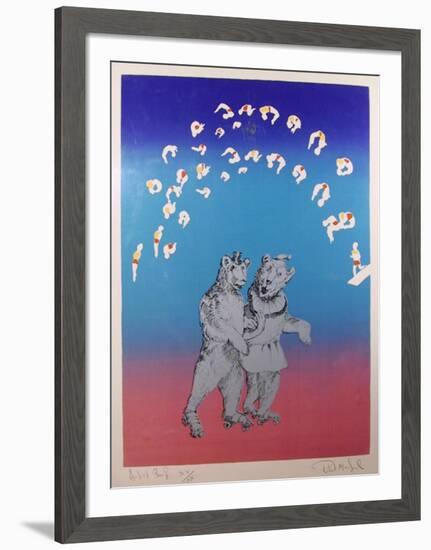 Anniversary Waltz from the Circus Suite-Robert Mumford-Framed Serigraph