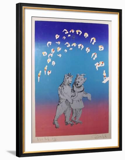 Anniversary Waltz from the Circus Suite-Robert Mumford-Framed Serigraph