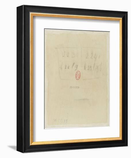 Annotations chiffrées-Edgar Degas-Framed Giclee Print