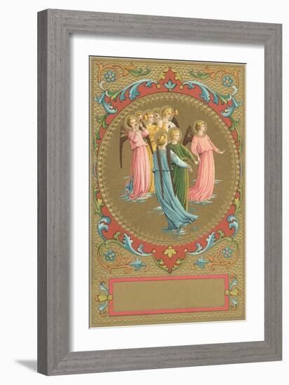 Announcement of Angels-null-Framed Art Print