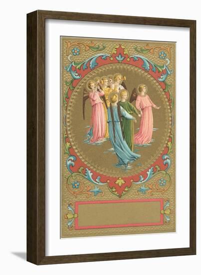 Announcement of Angels-null-Framed Art Print