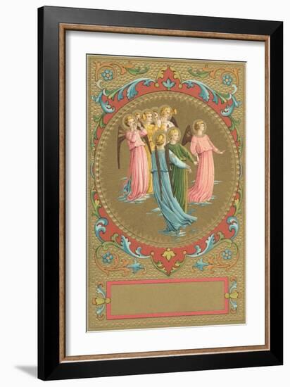 Announcement of Angels-null-Framed Art Print