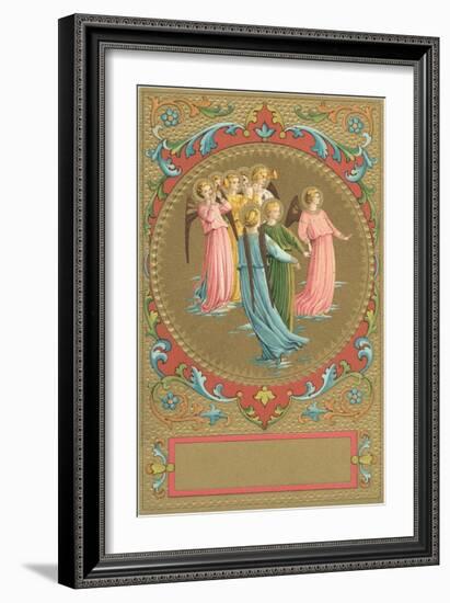 Announcement of Angels-null-Framed Art Print