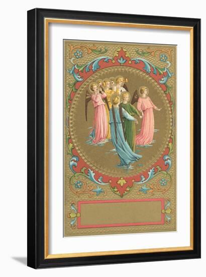 Announcement of Angels-null-Framed Art Print