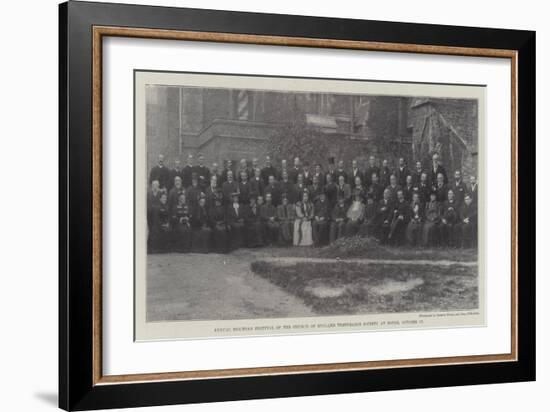 Annual Diocesan Festival of the Church of England Temperance Society at Dover, 17 October-null-Framed Giclee Print