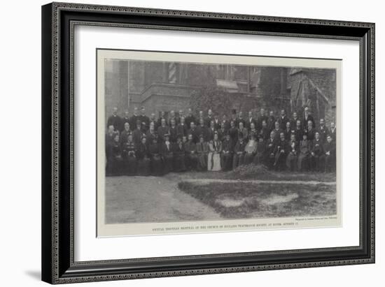 Annual Diocesan Festival of the Church of England Temperance Society at Dover, 17 October-null-Framed Giclee Print