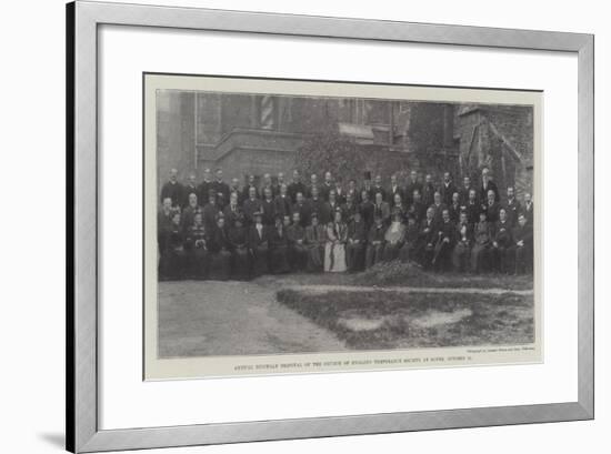 Annual Diocesan Festival of the Church of England Temperance Society at Dover, 17 October-null-Framed Giclee Print