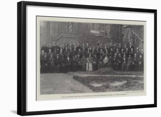 Annual Diocesan Festival of the Church of England Temperance Society at Dover, 17 October-null-Framed Giclee Print