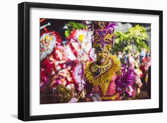 Annual Junkanoo Parade, Bahamas, A Carnival-Esque Celebration With Roots In W African Traditions-Erik Kruthoff-Framed Photographic Print