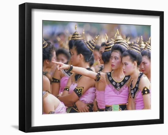 Annual Loy Krathong Festival in Sukhothai, Thailand-Alain Evrard-Framed Photographic Print