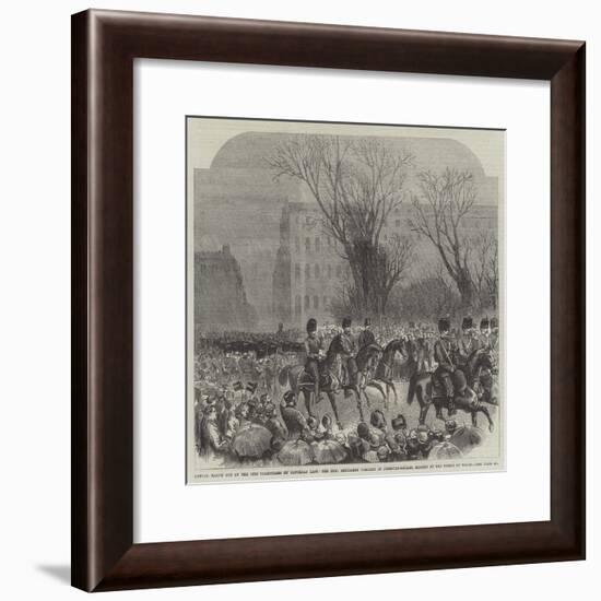 Annual March Out of the City Volunteers on Saturday Last-null-Framed Giclee Print