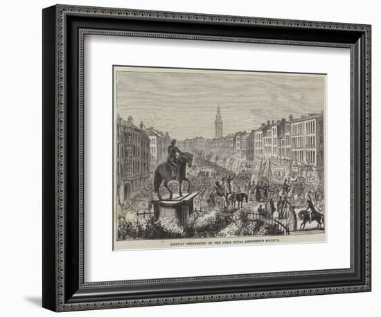 Annual Procession of the Cork Total Abstinence Society-null-Framed Giclee Print