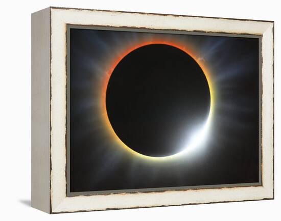 Annular Solar Eclipse, Artwork-Richard Bizley-Framed Premier Image Canvas