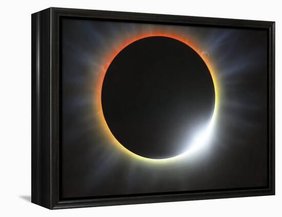 Annular Solar Eclipse, Artwork-Richard Bizley-Framed Premier Image Canvas