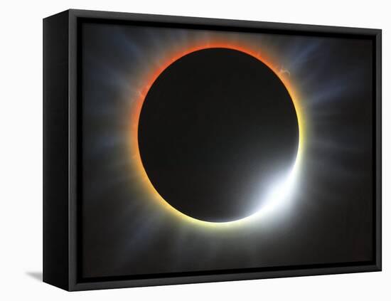 Annular Solar Eclipse, Artwork-Richard Bizley-Framed Premier Image Canvas