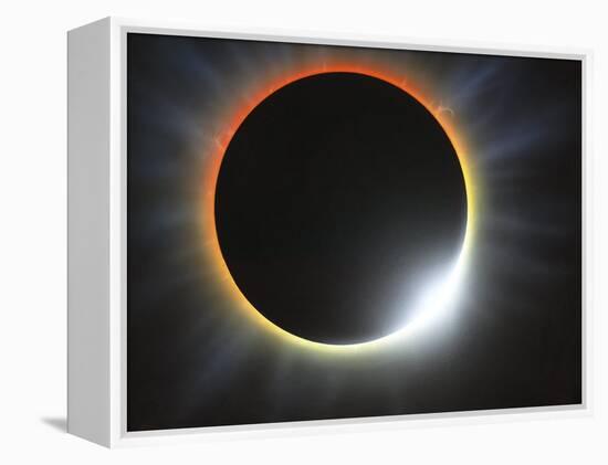 Annular Solar Eclipse, Artwork-Richard Bizley-Framed Premier Image Canvas