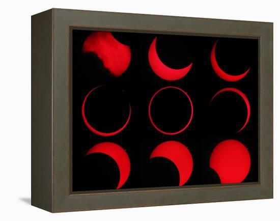 Annular Solar Eclipse-Laurent Laveder-Framed Premier Image Canvas