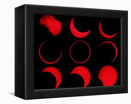Annular Solar Eclipse-Laurent Laveder-Framed Premier Image Canvas