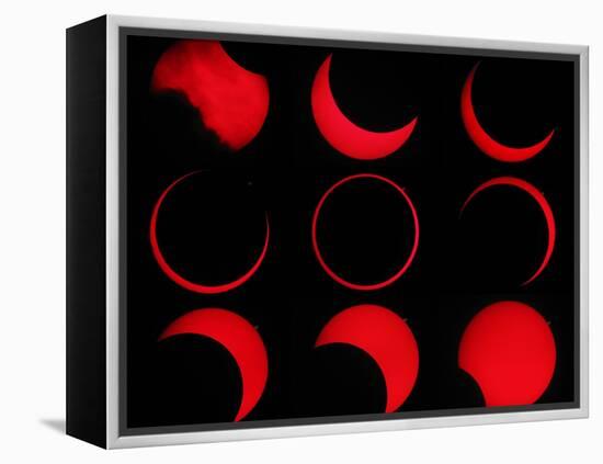 Annular Solar Eclipse-Laurent Laveder-Framed Premier Image Canvas