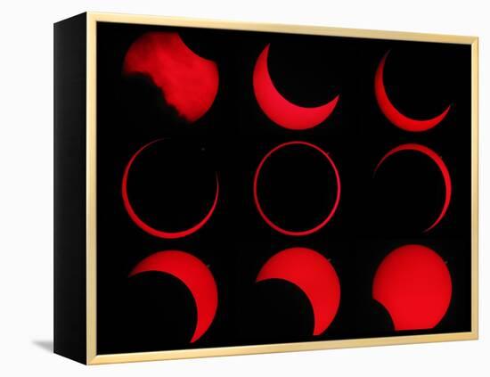 Annular Solar Eclipse-Laurent Laveder-Framed Premier Image Canvas