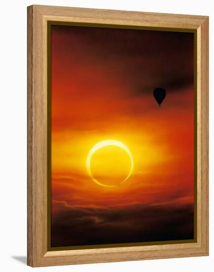 Annular Solar Eclipse-Detlev Van Ravenswaay-Framed Premier Image Canvas